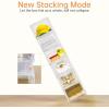 image10 Pack Closet Organizers and StorageClear Stackable Plastic Storage Bins with Lids Magnetic DoorsClothes Organizers and StoragePlastic Craft Containers for Wardrobe Kitchen Bathroom OfficeClear 10Pack