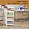 image10 Pack Closet Organizers and StorageClear Stackable Plastic Storage Bins with Lids Magnetic DoorsClothes Organizers and StoragePlastic Craft Containers for Wardrobe Kitchen Bathroom OfficeNon Clear 4pack