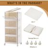 image10 Pack Closet Organizers and StorageClear Stackable Plastic Storage Bins with Lids Magnetic DoorsClothes Organizers and StoragePlastic Craft Containers for Wardrobe Kitchen Bathroom OfficeNon Clear 4pack