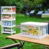 image10 Pack Closet Organizers and StorageClear Stackable Plastic Storage Bins with Lids Magnetic DoorsClothes Organizers and StoragePlastic Craft Containers for Wardrobe Kitchen Bathroom OfficeClear 4Pack