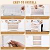 image10 Pack Closet Organizers and StorageClear Stackable Plastic Storage Bins with Lids Magnetic DoorsClothes Organizers and StoragePlastic Craft Containers for Wardrobe Kitchen Bathroom OfficeNon Clear 4pack