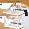 image10 Pack Closet Organizers and StorageClear Stackable Plastic Storage Bins with Lids Magnetic DoorsClothes Organizers and StoragePlastic Craft Containers for Wardrobe Kitchen Bathroom OfficeClear 4Pack
