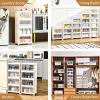 image10 Pack Closet Organizers and StorageClear Stackable Plastic Storage Bins with Lids Magnetic DoorsClothes Organizers and StoragePlastic Craft Containers for Wardrobe Kitchen Bathroom OfficeNon Clear 4pack