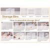 image10 Pack Closet Organizers and StorageClear Stackable Plastic Storage Bins with Lids Magnetic DoorsClothes Organizers and StoragePlastic Craft Containers for Wardrobe Kitchen Bathroom OfficeClear 6Pack