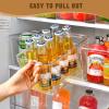 image6 Pack Large Clear Plastic Storage BinsPlastic Containers with Handle for Pantry Organizer and StoragePerfect for KitchenFridgeCabinet ClosetBathroom Under Sink StorageMid 12pack