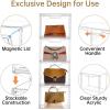 imageStackable Storage BinsClear Acrylic Display Case Acrylic Boxes with Lids Stackable Storage for Handbags ampamp Purse Magnetic Lid Storage Bins for Home Organization1 Pack9